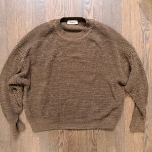 Buck Mason Taupe Knit Pullover